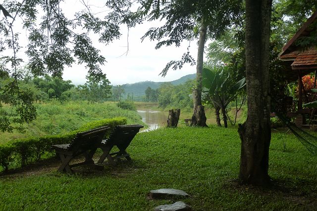 129-Nongkhiaw-04.jpg - We logeren in The Boatlanding, een ecolodge aan de oevers van de Nam Tha. Dat hebben we toch verdiend?!