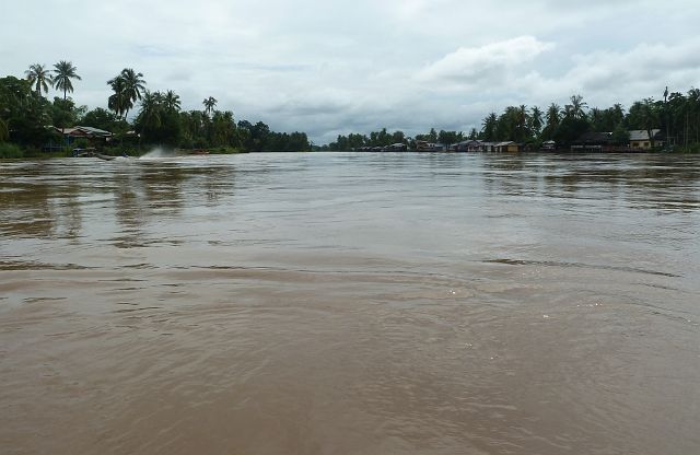 487-Khong-eiland-060-Si-Pan-Don.jpg - Laos heeft geen kuststrook maar hier in Zuid-Laos splitst de Mekong rivier zich uit in vele kleine wateren waarin de eilanden zijn gevormd. 