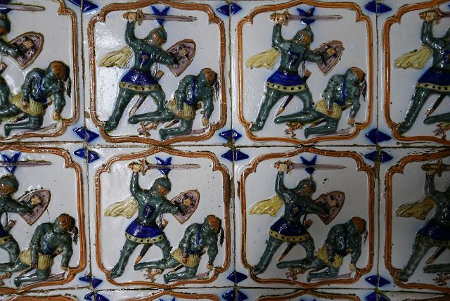 208-dag-3-palacio-pena-016.jpg - Alweer azulejos, keramieken siertegels die in Portugal en Spanje gebruikt worden als decoratie en kunstvorm.