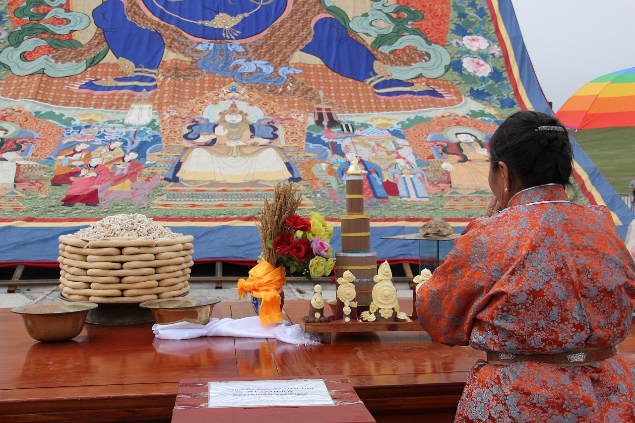 036-Ulaanbaatar-022-naadam.jpg - Danshig Naadam is het religieus en cultureel Naadam Festival.