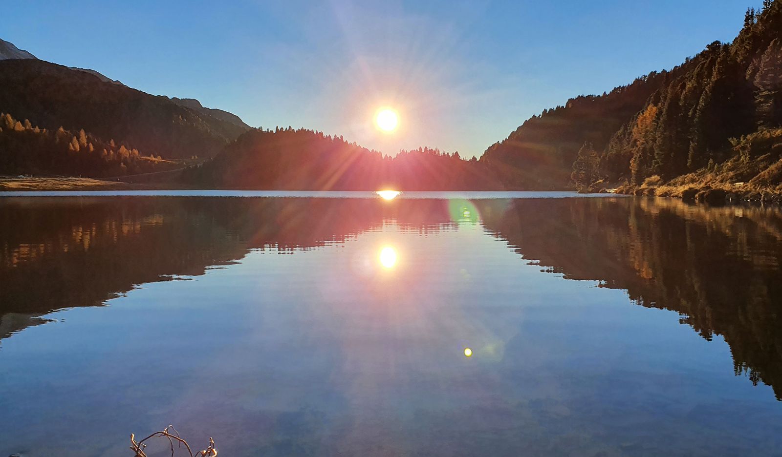 087-dag-4-79-Stallersee.jpg - We rijden tot de Obersee op de Staller Sattel om de zon te zien ondergaan.