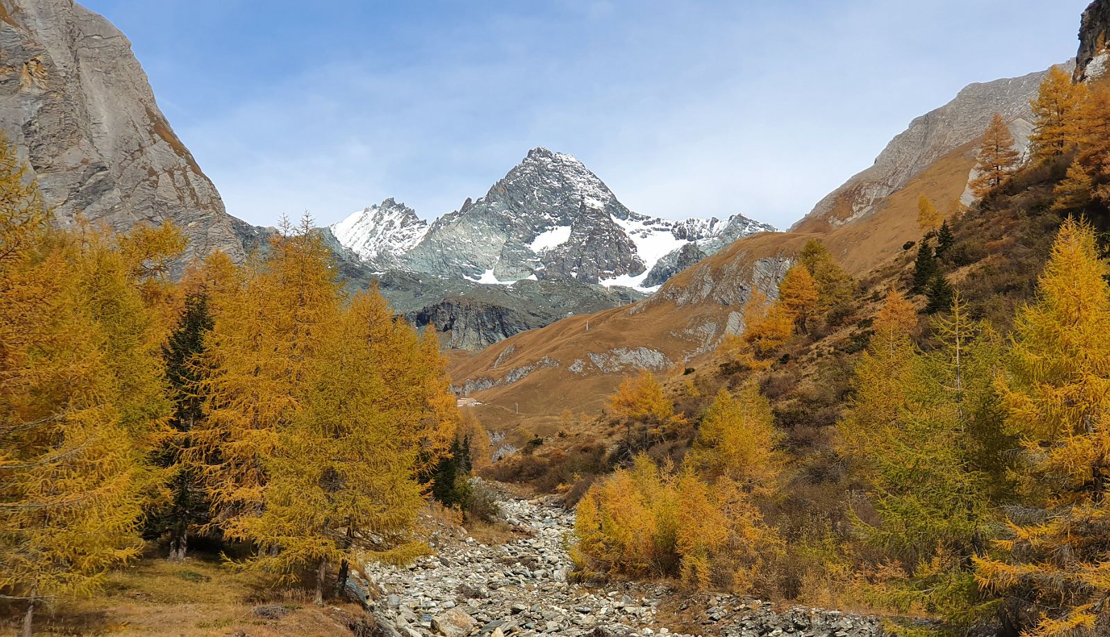 101-dag-5-12-Grossglockner.jpg - Kleine wandeling vanaf het Lücknerhaus (1920 m) met prrachtig zicht op de Grossglockner.